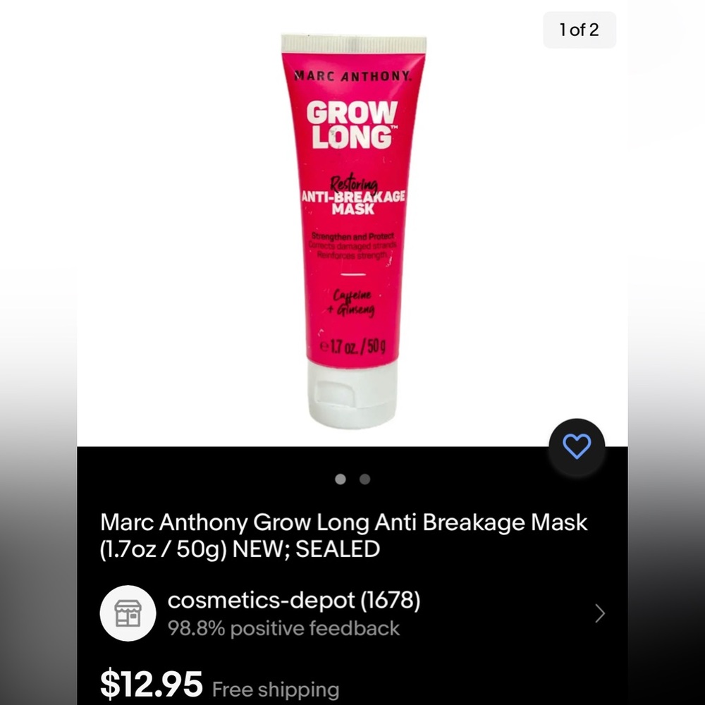 Marc Anthony hair mask